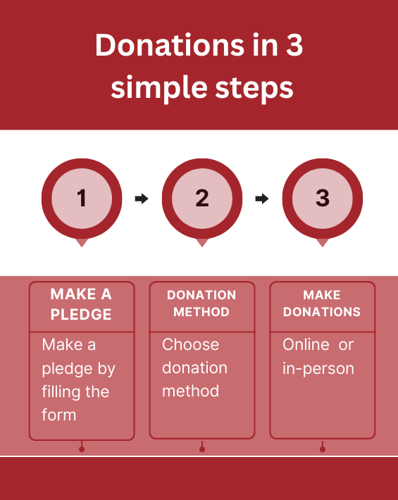 Donation Steps